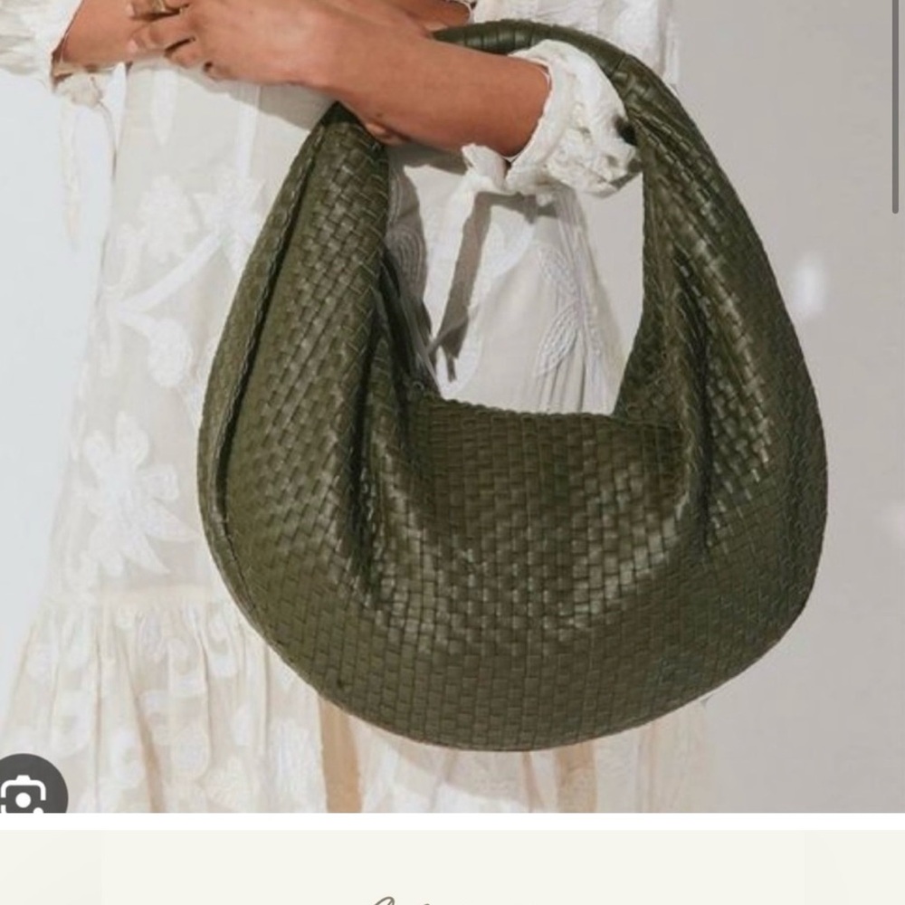 Cleobella $498 Santiago Large Leather Hobo in Olive